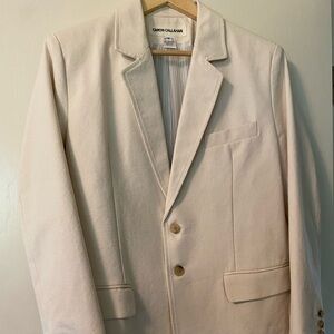 Caron Callahan Claudia Jacket M Cotton Cream NWOT